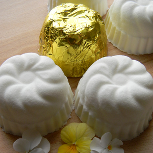 Photograph of bath bombs made with essential oils