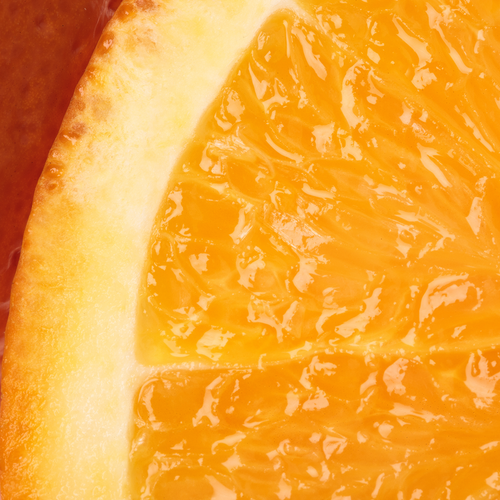 Photograph of a sliced orange